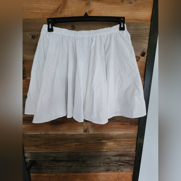 NWT FREE PEOPLE GAIA MINI SKIRT WHITE SIZE M - Picture 7 of 7